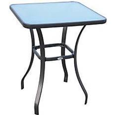 Tavoli da Bar da Esterno OutSunny Patio Table 84B-035 Metal Tavolo da Bar da Esterno