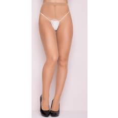 Beige Alusvaatteet & Asut Women s Crotchless Pantyhose Beige One Size