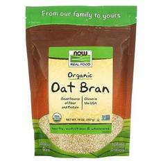 14 oz Now Foods Organic Oat Bran 14 oz Package 14 oz Package