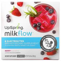 Vitamins & Supplements Upspring Milkflow Breastfeeding Supplement with Electrolytes Berry Flavor 16 count