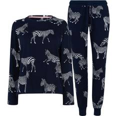 Blue Pyjamas Chelsea Peers Zebra Classic Pyjama Set