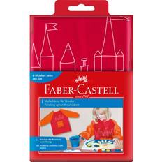 Rot Buntstifte Faber-Castell Malschürze Für Kinder Rot Orange