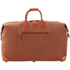 Braun Weekender Bric's Life 20202 56CM WEEKENDER Brown Pvc With Cotton-Viscose Flock And Leather 55(h) x 32(w) x 20(d) cm