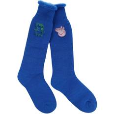 Rouge Chaussettes Regatta Childrens/kids Peppa Pig Boot Socks (pack Of 2) (blue)