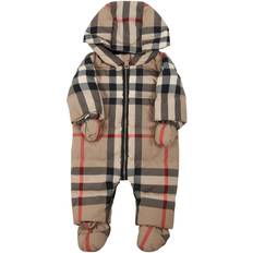 Burberry Check Puffer Suit -Beige