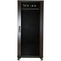 Extralink Rack skåp 600x1000 mm golvstående svart 27U 19"