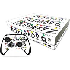 Xbox Series X Gaming Sticker Skins MightySkins Xbox One X Decal Wrap Combo Sticker - Stranger AlphabetXbox One X Decal Wrap Combo Sticker - Stranger Alphabet