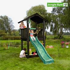 Jungle Gym Lekplats Jungle Gym Casa lektorn komplett inkl. rutschkana, grundmåla