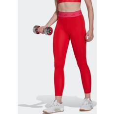 Donna - Rosso Pantaloni & Shorts Adidas Techfit 7/8 Calzamaglia Donna Nero - Female