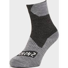 Vandtæt Strømper Sealskinz Wp All Weather Socks Sort,Grå 36-38