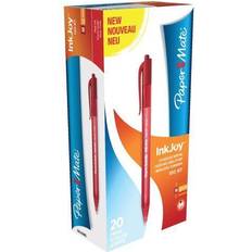 Rojo Bolígrafos Paper Mate S0957050 Inkjoy Retractable Pens Red Ink Pack of 20