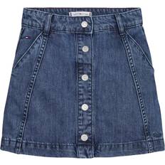 Tommy Hilfiger Röcke Tommy Hilfiger Button-Through Denim Skirt HEMP