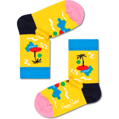 Polyamidi T-paidat Happy Socks Island In The Sun - Yellow/Turquoise/Pink/Black/Dark Red/White