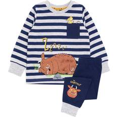 The Gruffalo Boys Striped Pyjama Set (12-18 Months) (Navy/Grey/Brown)