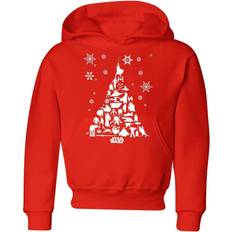 Star wars kläder barn Maskerad Star Wars Kid's Star Wars Character Christmas Tree Hoodie