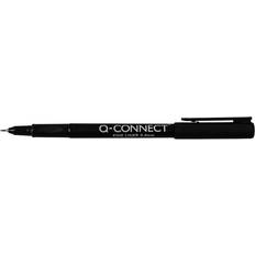 Artes y Manualidades Q-CONNECT Black 0.4mm Fineliner Pen (Pack of 10) KF25007