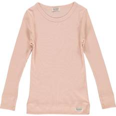 MarMar Copenhagen Plain Langærmet T-Shirt, Rosa