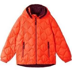 Reima Daunenjacke Jacken Reima Fossila Steppjacke - Neon Salmon