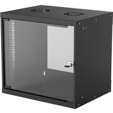 Wall Mount Enclosures Intellinet 714174 Network Cabinet, Wall Mount (Basic) 9U, 400mm Deep, Black, F