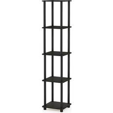 Furinno Turn-N-Tube 5-Tier Corner Square Book Shelf 146.3cm