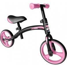 Løbecykel med pedaler Skids Control, luxus løbecykel 9" pink