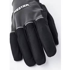 Hestra Bike Reflective Long 5 Finger - Dark Grey