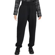 Oversize Pants & Shorts NIKE Sportswear Phoenix Fleece High-Rise Trousers Women's - Black/Sail