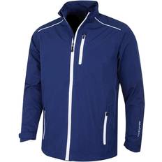 Mens waterproof golf jacket Island Green Golf Waterproof Golf Jacket - Navy/White