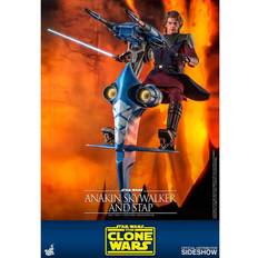 Star wars hot toys Hot Toys Star Wars The Clone Wars Actionfigur 1/6 Anakin Skywalker & STAP 31 cm