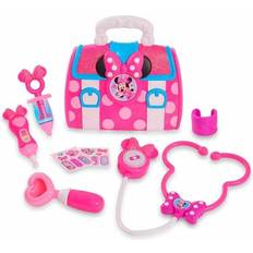 Plastica Giocattoli del Dottore Minnie Valigetta del Dottore, Apribile con 8 Accessori con Funzioni Sonori e Luminose, 3 Anni MCN09000 __ 1 COUPON __