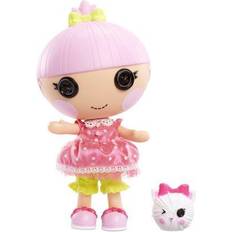 Dolls & Doll Houses Lalaloopsy Littles Doll Trinket Sparkles and Pet Kitten Playset 7 Princess Doll With Changeable Pink Outfit and Shoes in Reusable Play House Package Toys for Girls Ages 3 4 5 to 103