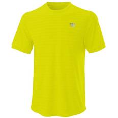 Gula - Tennis Överdelar Wilson Stripe T-shirt Herrar