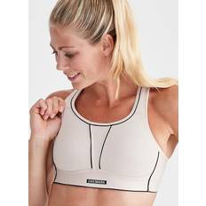 Beige - Kyllä Rintaliivit Swegmark Movement Sport Bra - Greymelange Grey Melange