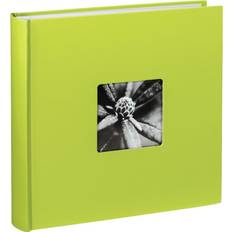 Groen Fotoalbums Hama Album XL Fine Art 30x30 cm 100 Witte Pagina's Kiwi