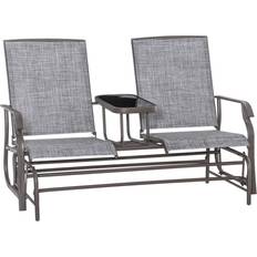 OutSunny 2 Seater Rocker Double Rocking Chair Outdoor Garden Furniture