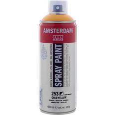 Gule Spraymaling Amsterdam Spray Paint 400 ml Gold Yellow 253