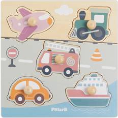 PolarB Vehicles with Pins 5 Pieces