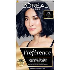 Musta Valkaisuaineet L'Oréal Paris Preference Infinia 21 Starry Night Blue Black Hair Dye