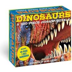 Dinosaures Puzzles Classiques Dinosaurs 550Piece Jigsaw Puzzle and Book