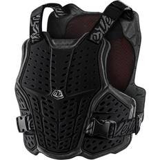 Troy Lee Designs Rockfight Ce Flex Chest Protector Protective Vest Hvid,Orange,Sort XS-S