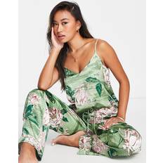 Grün Shapewear & Unterwäsche River Island Floral Satin Cami Pyjama Top