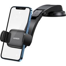 Mobile Device Holders Ugreen Dashboard Car Phone Holder Mobile Phone Mount Suction Cup Stand 360 Adjustable Cradle Compatible with iPhone 13 Pro Max 12 11 XS, Galaxy S21 Ultra S20 FE A20, Huawei P30, OnePlus 9, Pixel 5