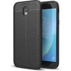 Samsung galaxy j7 cover CaseOnline Lædermønstret silicone cover Samsung Galaxy J7 2017 (SM-J730F) so