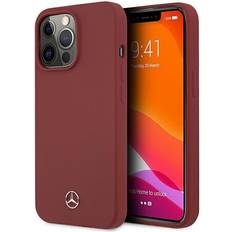 Mercedes Silicone Line Skal iPhone 13 Pro 13 Röd