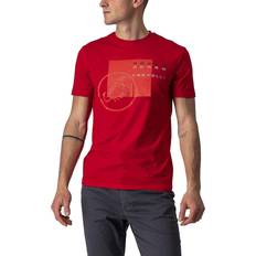 Silver T-shirts Castelli Maurizo Tee Red-Silver Gray-Black XXL, Red-Silver Gray-Black