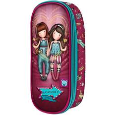 Röda Pennfodral Safta Pencil case for Gorjuss Fairground Fireworks zipper