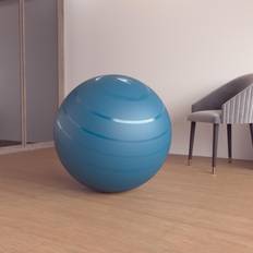 Blue Gym Balls Domyos Fitness Durable Size 3 Swiss Ball (75cm)