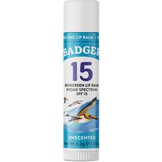 Gluten Free Sun Protection Badger SPF 15 Active Mineral Sunscreen Lip Balm