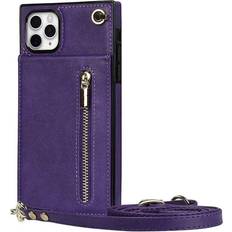 Iphone 11 lilla CaseOnline Zipper halskæde etui Apple iPhone 11 Pro Max Lilla