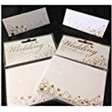 The Home Fusion Company Pack of 10 Wedding Paper Place Cards